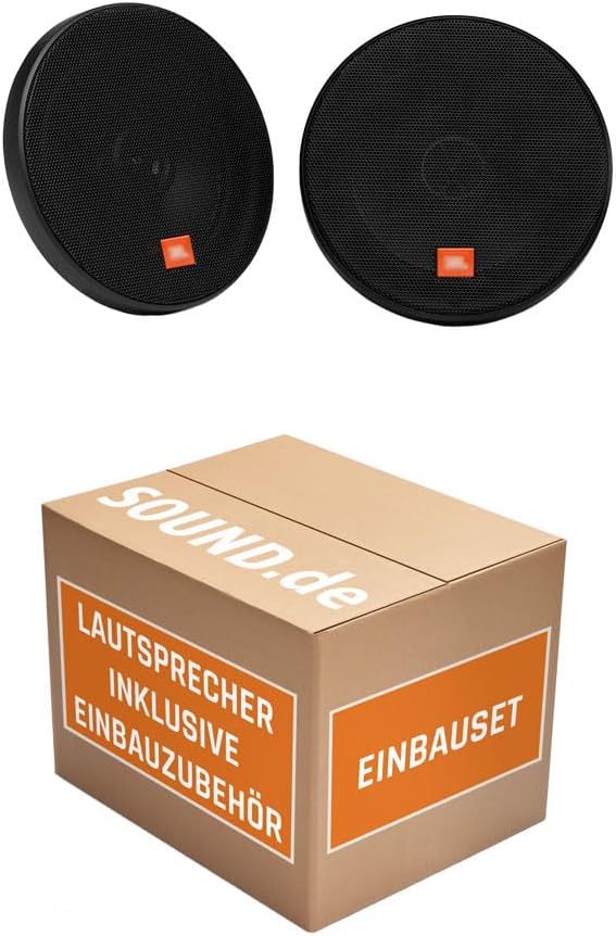 JBL STAGE2 624 | 2-Wege | 16,5cm Koax Lautsprecher - Einbauset für VW Bus T5 Front - justSOUND