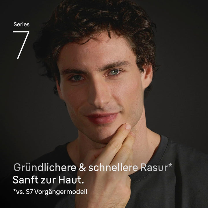 Braun Series 7 Elektrorasierer für Herren, Nass- und Trockenrasur, Turbo und Standard Modus, Wasserd