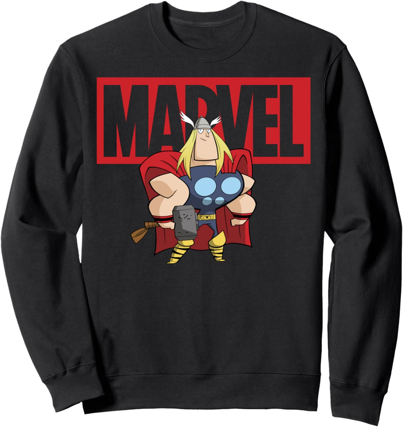 Marvel Avengers Thor Logo Doodle Sweatshirt