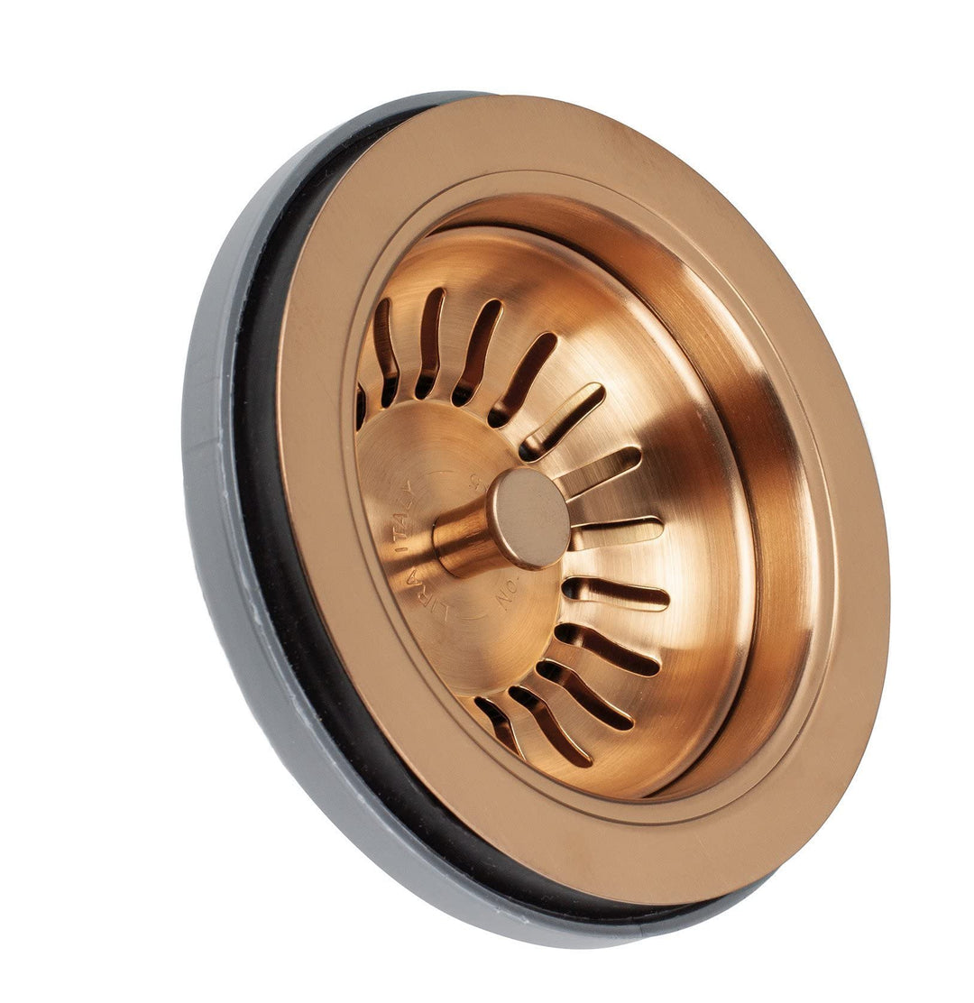 Universal-Basketball-Abfluss, bronzefarben, für Spülbecken Bronzo Satinato, Bronzo Satinato