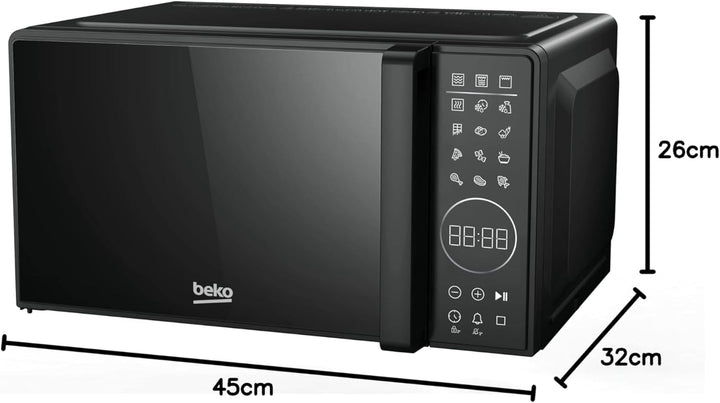 Beko MGC20130BFB Microondas Con Grill 20L 700W Negro Schwarz 20 Litri, Schwarz 20 Litri