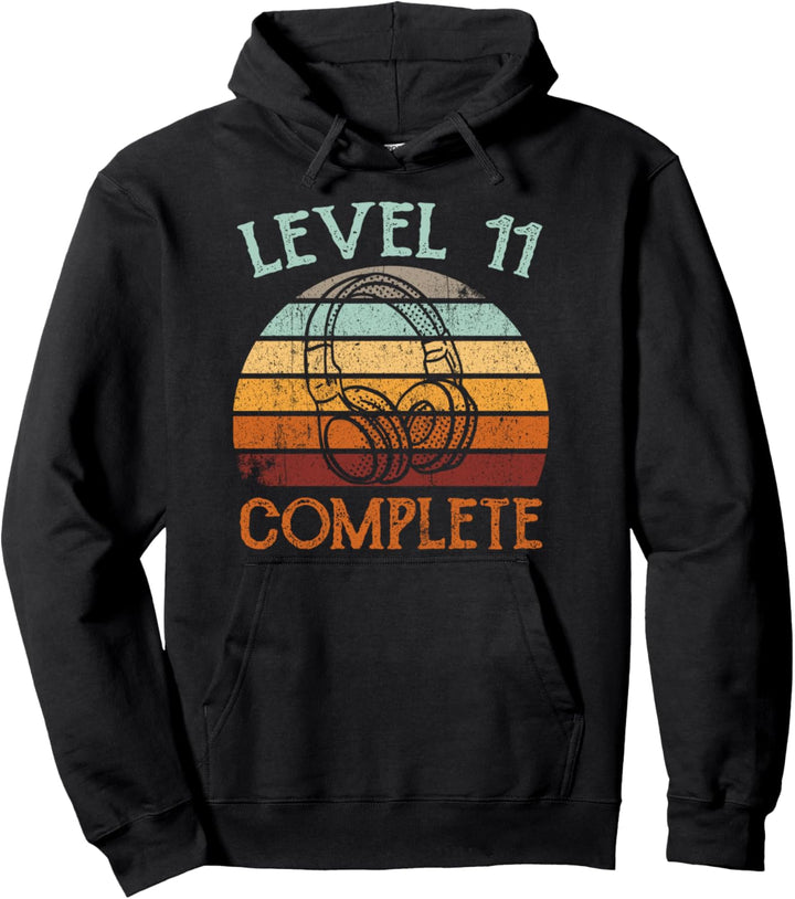 11.Geburtstag Jungen Video Gamer Level 11 Complete Pullover Hoodie