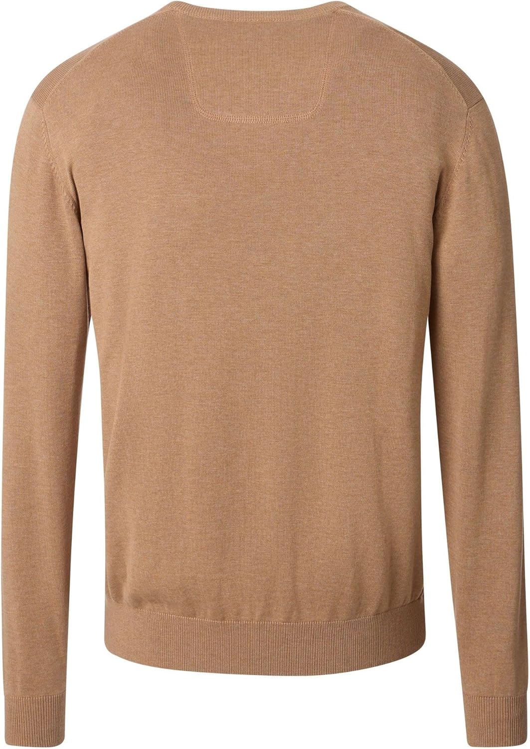 CASAMODA Herren Pullover mit V-Ausschnitt unifarben Elastischer Bund M Braun (630), M Braun (630)