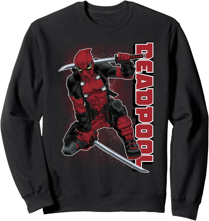 Marvel Deadpool Samuria Hero Stance Sweatshirt