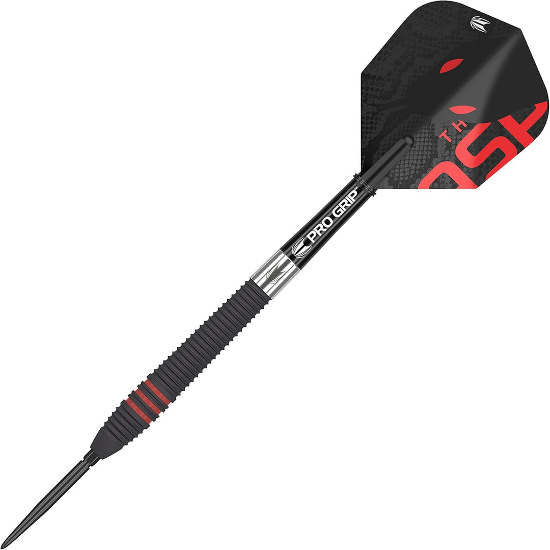 Target Darts Nathan Aspinall Die Asp Schwarz 80% Wolfram Schweizer Punkt Stahlspitze Darts Set 22G,