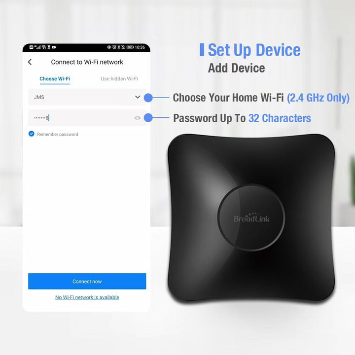 BroadLink RM4 Pro S und Sensorkabelsatz, universeller RF IR-Fernbedienungshub mit USB-Kabel Temperat