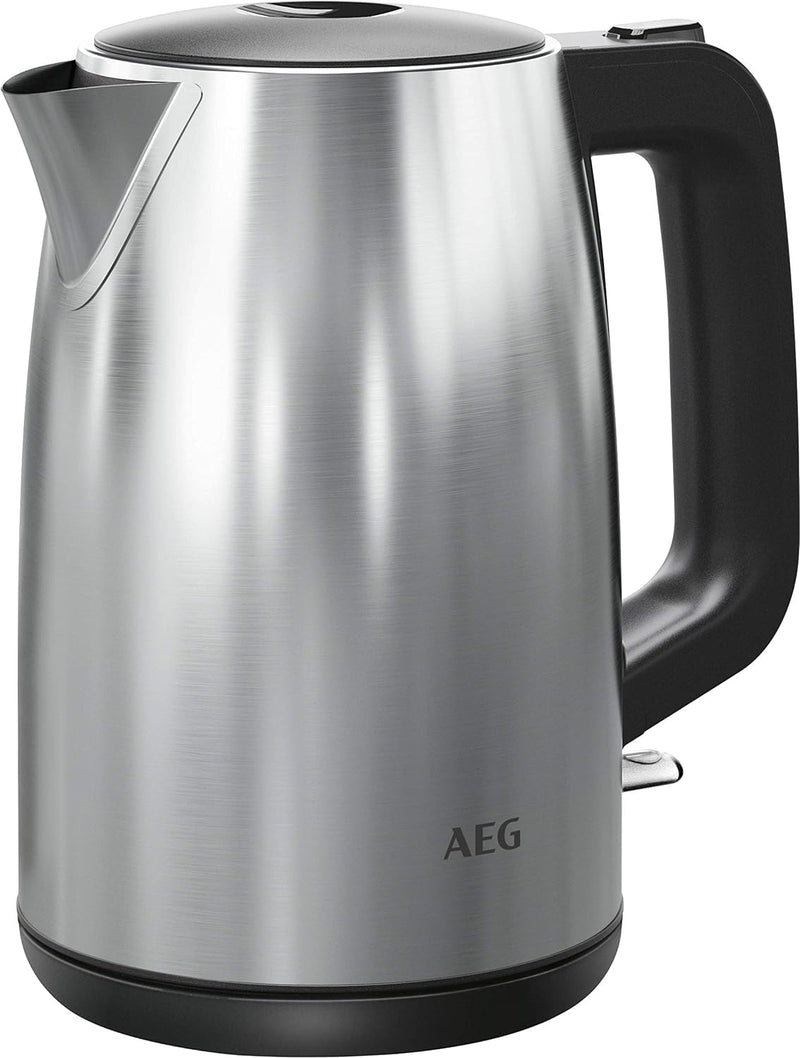 AEG K3-1-3ST Wasserkocher / 1,7 l Fassungsvermögen / hochwertige Optik / 3-fache Sicherheitsabschalt