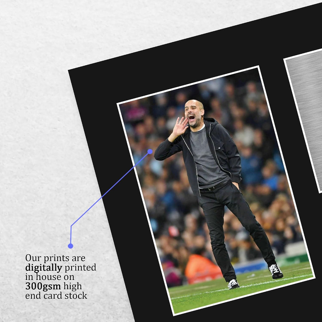 HWC Trading Pep Guardiola A4 Ungerahmt Signiert Gedruckt Autogramme Bild Druck-Fotoanzeige Geschenk