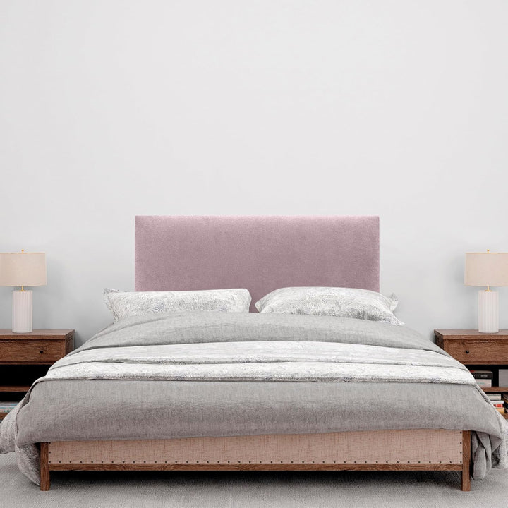 DHOME Kopfteil aus Kunstleder oder Stoff AQUALINE Glattes gepolstertes Kopfteil Luxusbett Kopfteil (