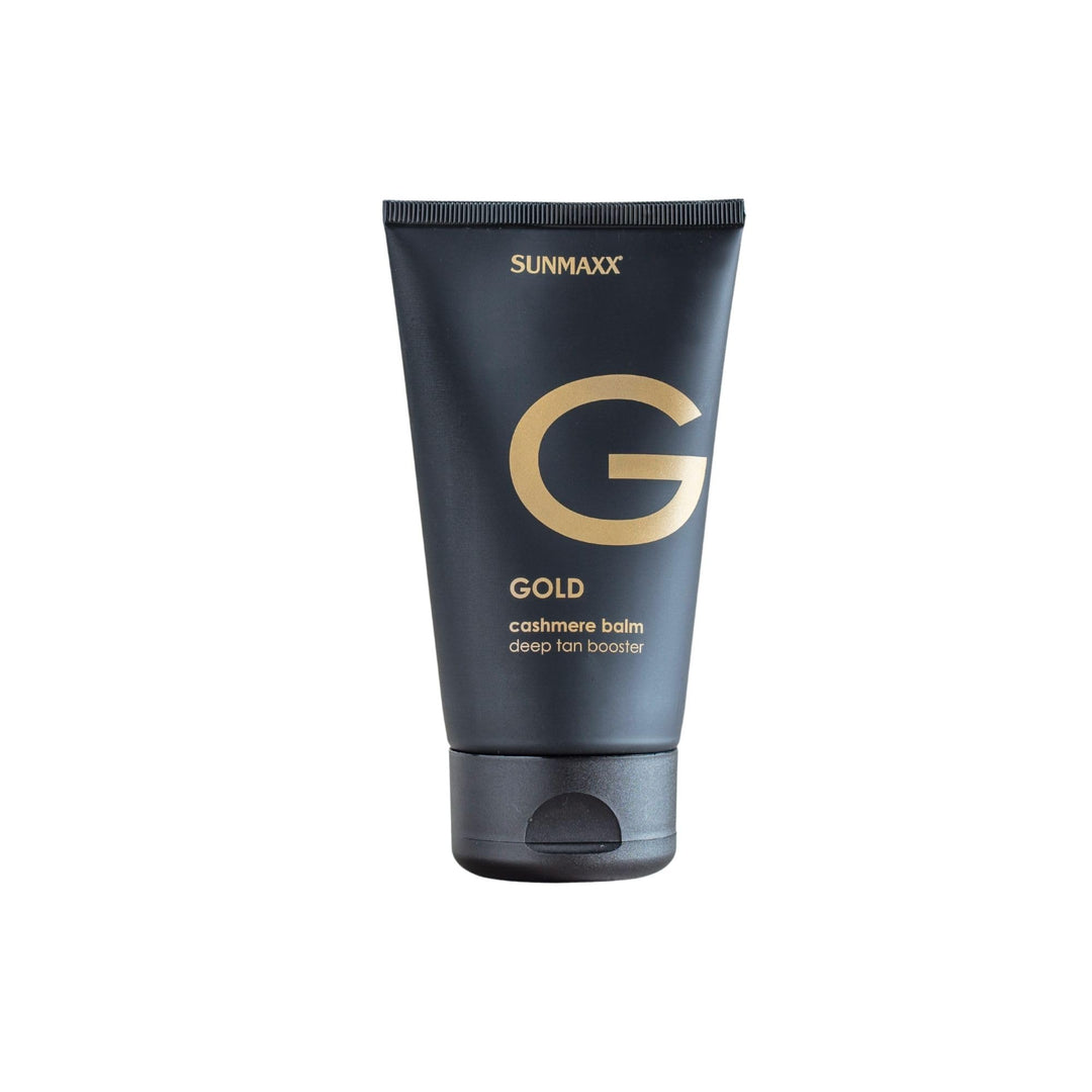 SUNMAXX GOLD Cashmere balm deep tan booster - black edition | 150 ml I Pre Sun Pflege I Cashmere Gef