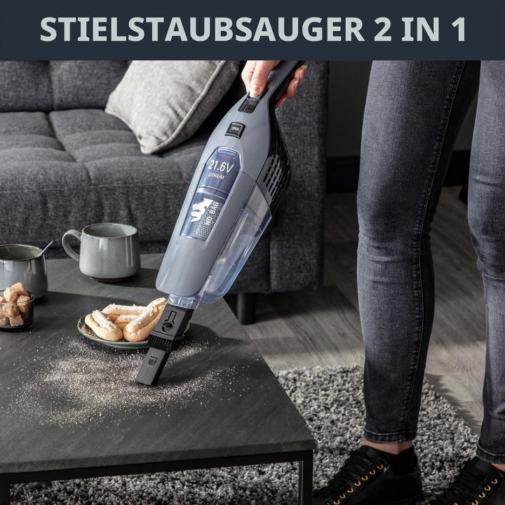 Rowenta RH6756 Dual Force 2-in-1-kabelloser Akku-Stabstaubsauger | mit integriertem Handstaubsauger
