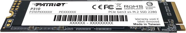 Patriot P310 M.2 PCIe Gen 3x4 240 GB SSD, 240 GB