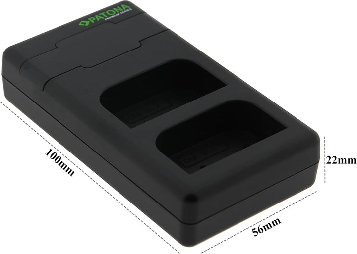 PATONA 2X V1 Protect Akku BLX-1 (2250mAh) inkl. NTC-Sensor und V1 Gehäuse - mit PD Performance USB L