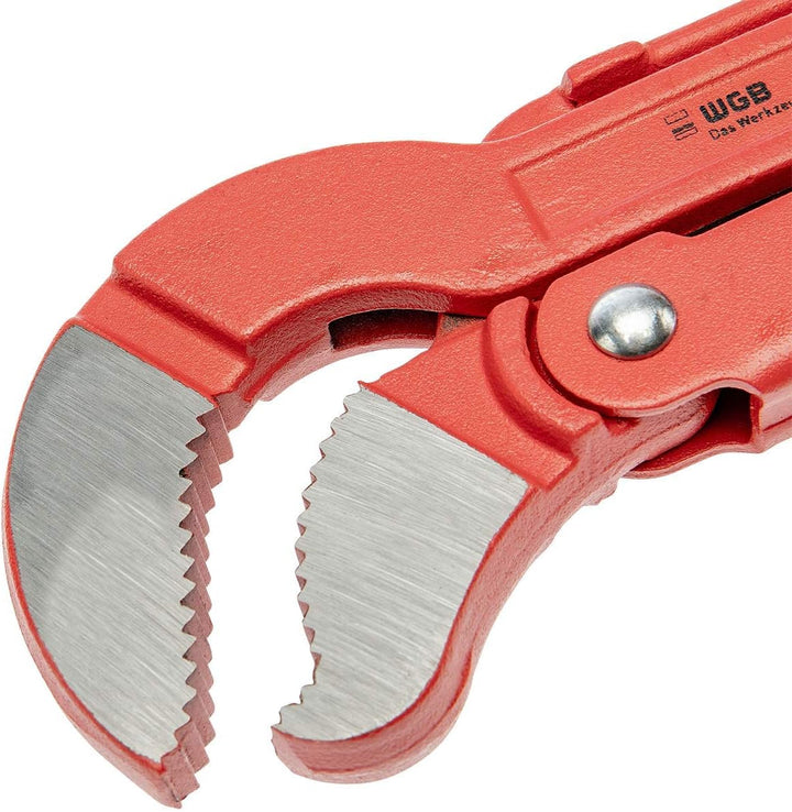 Eckrohrzange DIN 5234 | 45° abgewinkelt, S-Maul | CrV | No.811 | 3" | WGB