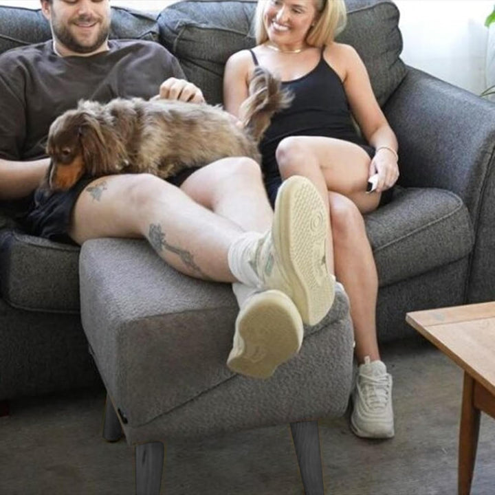 2025 Neue Geteilte Ottoman-Hunderampe, Faltbare, rutschfeste Haustiertreppe für Hunde und Katzen, le