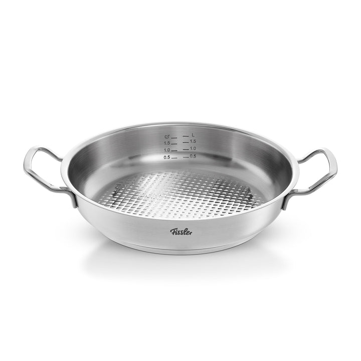 Fissler Original-Profi Collection / Edelstahl-Servierpfanne rund (2 L, Ø 24 cm) novogrill Bratfläche