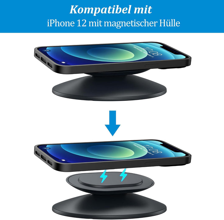 PlusAcc Ständer für Show 11/8 (neueste Gen.) – Verstellbarer Tischhalter mit Neigungsfunktion und Ru
