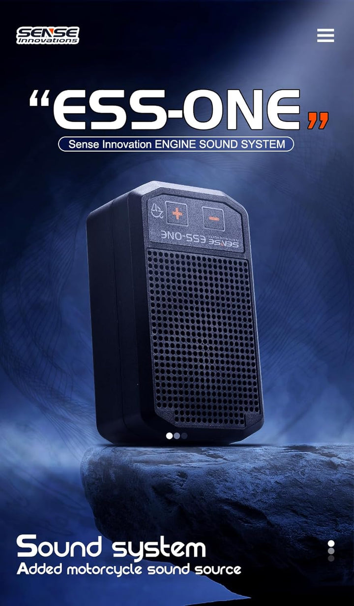 ESS-ONE Plus Fahrzeug-Motor-Sound-Simulator-Lautsprecher für Losi 1/4 Promoto-MX RC Motorrad