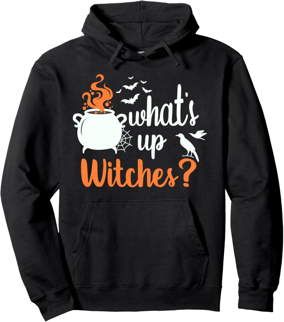Halloween, Hexenkessel, What's up Witches? Pullover Hoodie