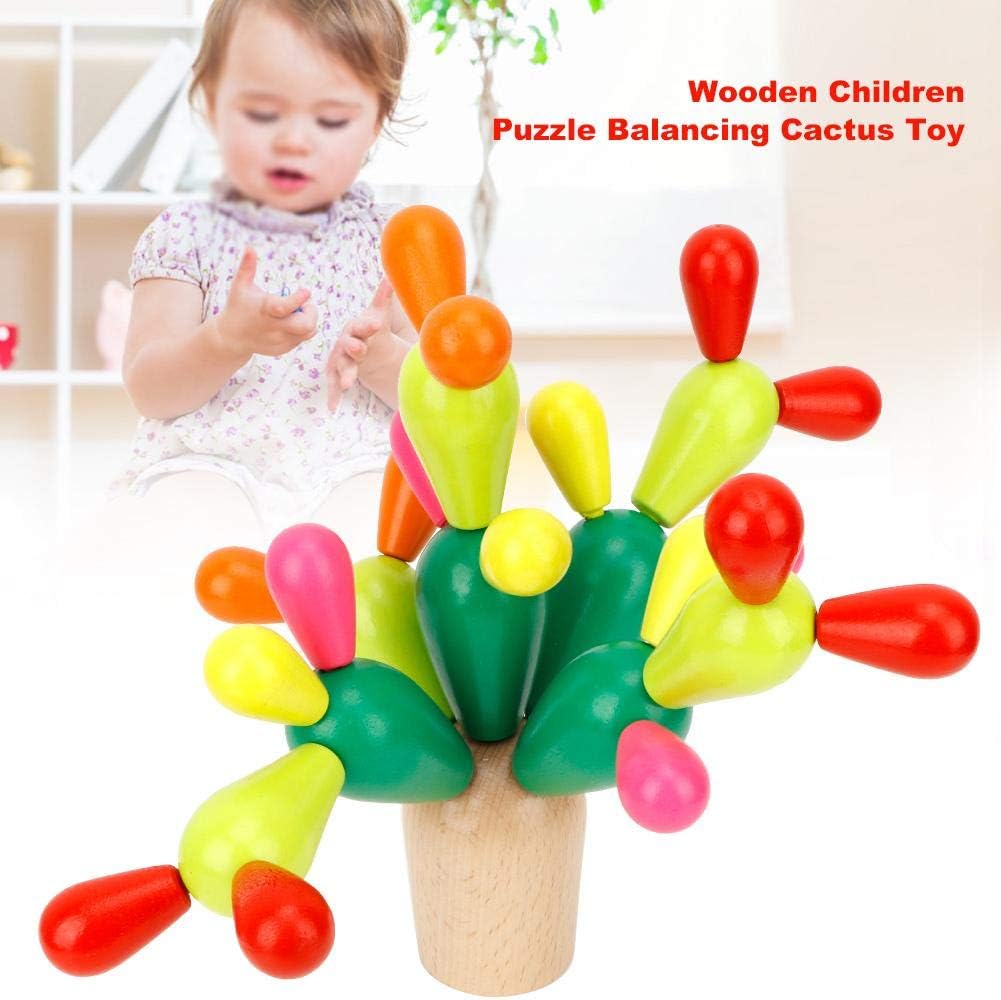 Zerodis Spielzeug Balancing Cactus Toy Assembled Building Blocks Balancing Tree frühe Lernspielzeug