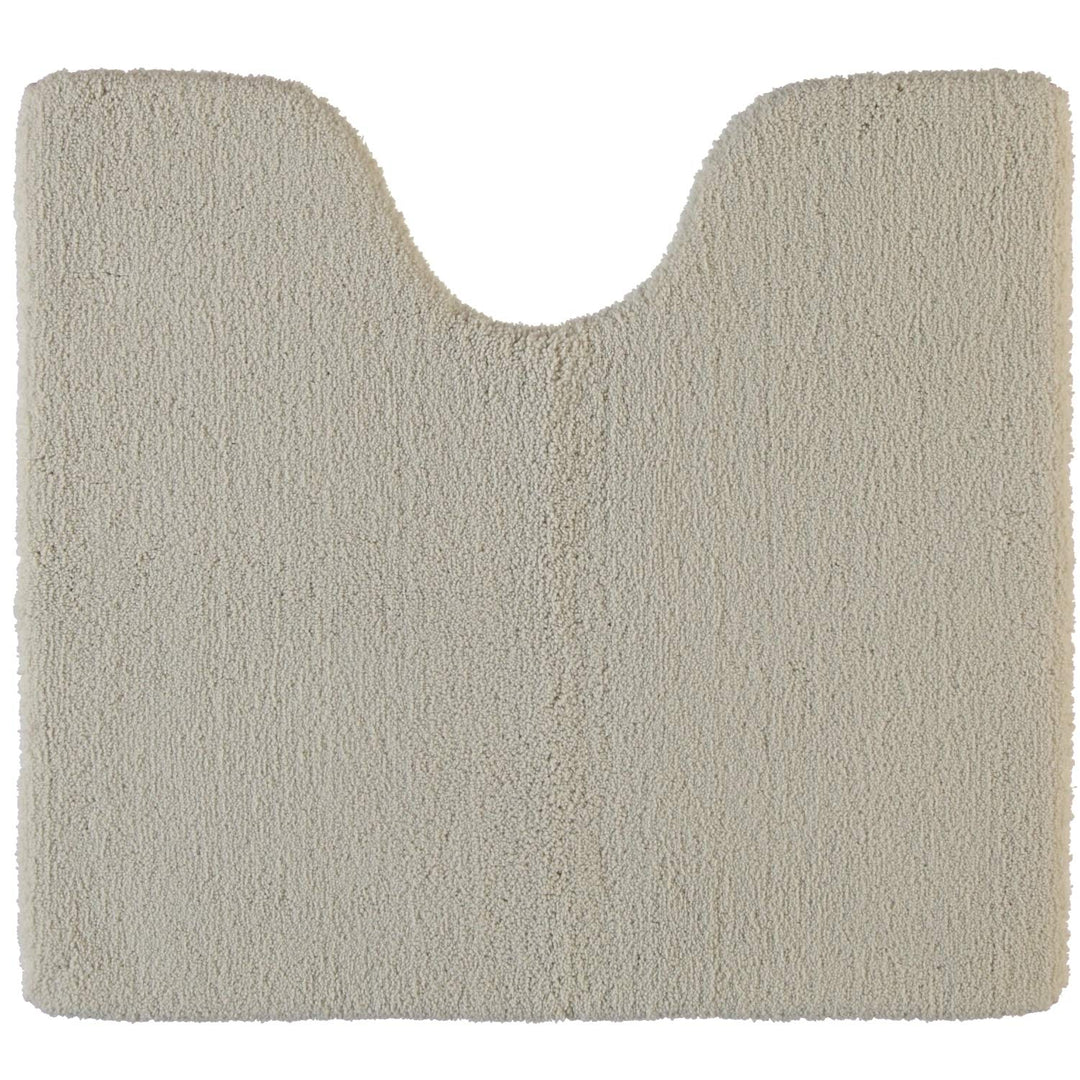 Rhomtuft Badteppiche Square Stone - 320 Toilettenvorlage mit Ausschnitt 55x60 cm, Toilettenvorlage m