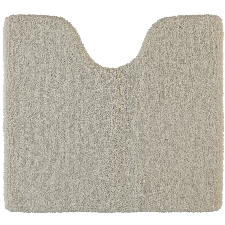 Rhomtuft Badteppiche Square Stone - 320 Toilettenvorlage mit Ausschnitt 55x60 cm, Toilettenvorlage m
