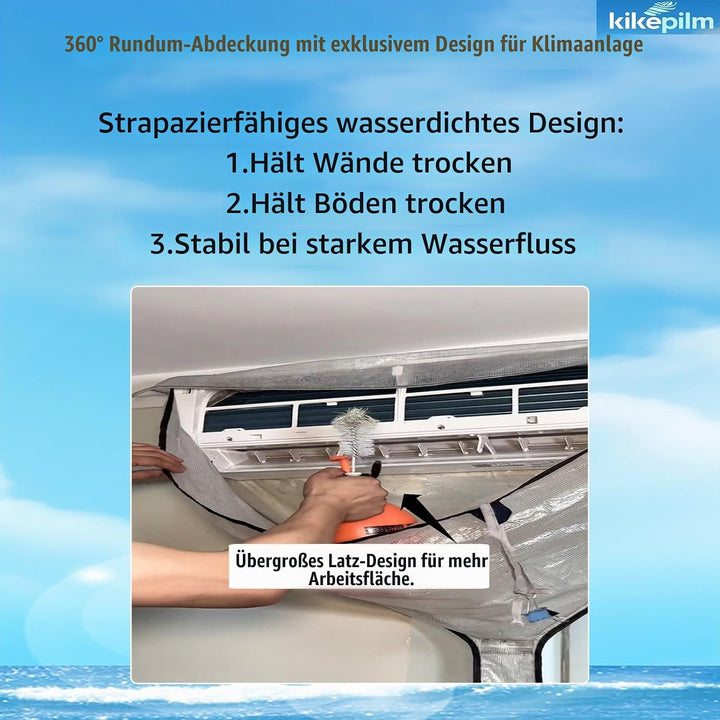 Professionelles Klimaanlage Reinigungsset &amp; Reiniger für Split-Klimaanlagen | Umfassendes Wartungsse