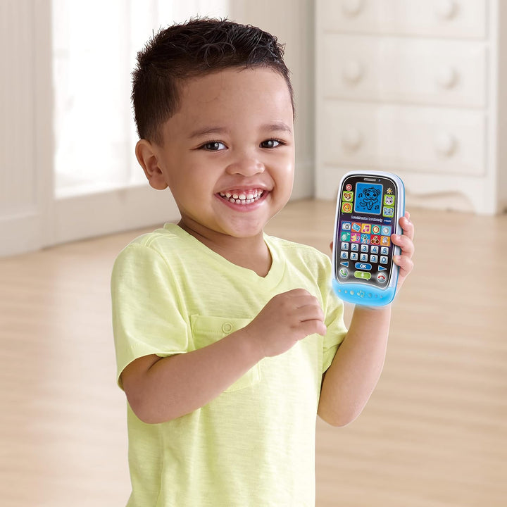 VTech Leuchtendes Lernhandy – Lerntelefon mit niedlichen Tierfreunden, spannenden Lernspielen, Liede