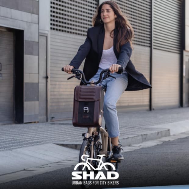 SHAD Bikes - Lenkertasche Fahrrad KLICKfix 8L - Retro Lenkertasche wasserdicht & kompakt - Fahrradle