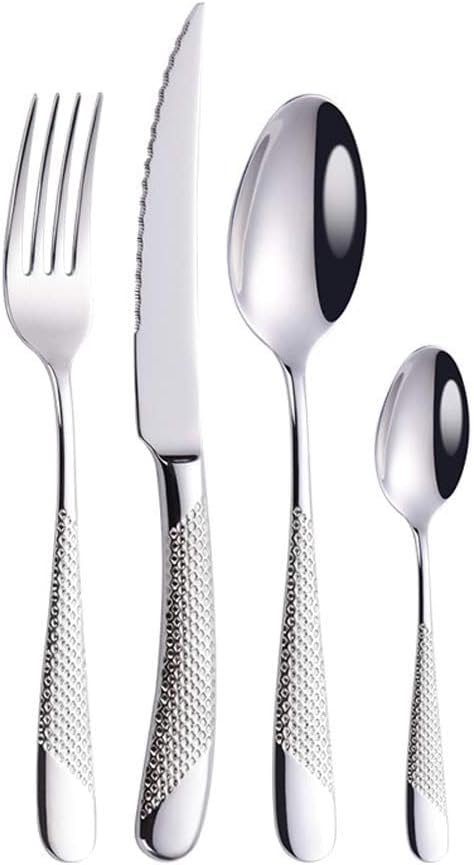 Besteck Besteck Set, Edelstahl Elegant Exquisit Dauerhaft, Steak Messer Gabel Löffel Für Zuhause, Ho