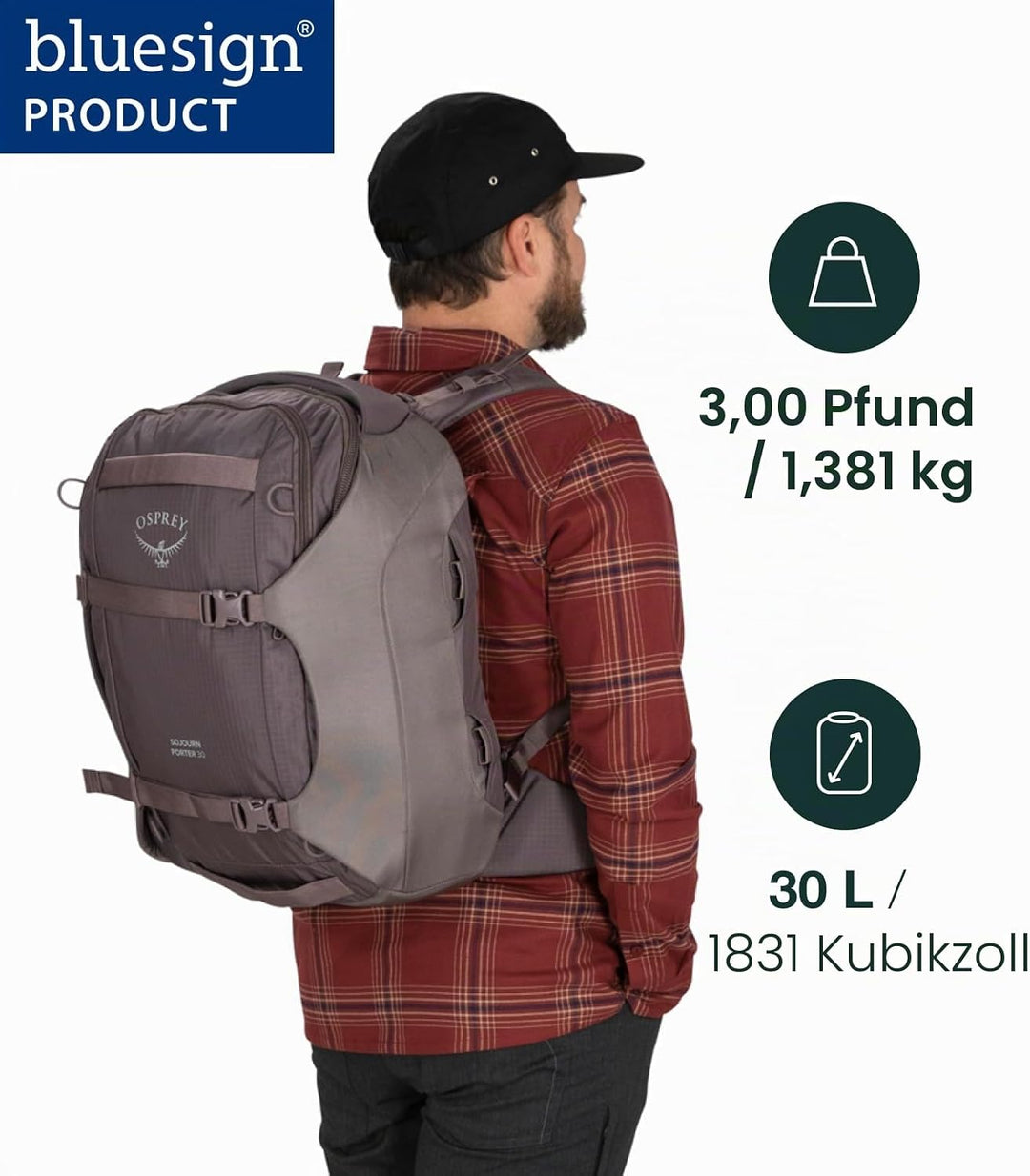 Osprey Sojourn Porter Pack 30l Backpack One Size