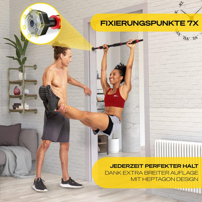 Sportstech Klimmzugstange mit innovativer Gear-Lock Funktion | sicher & schnell ohne Schrauben im Tü