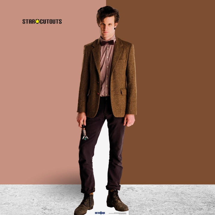 STAR CUTOUTS SC192 Elfte Doctor Who Matt Smith Pappaufsteller in Lebensgrösse, Einfarbig, Lifesize,