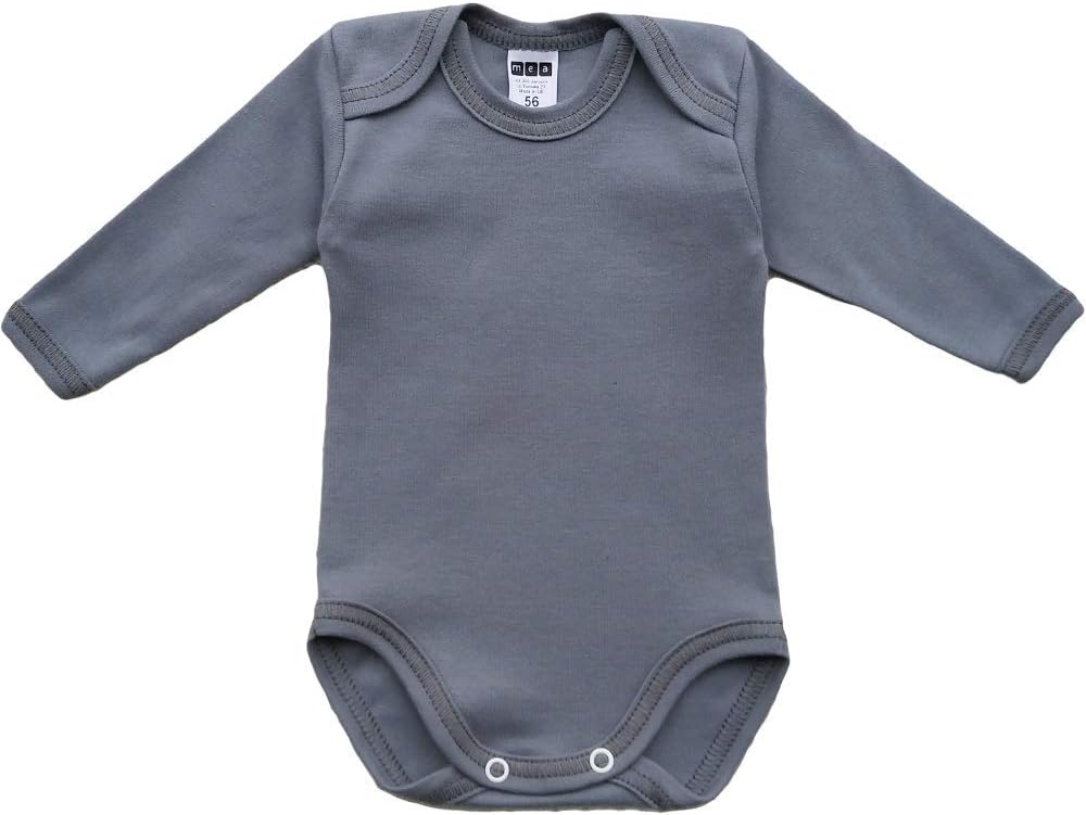 Unisex Baby Langarm Body aus 100% Baumwolle im 5er Pack, Baby Body mit Aufdruck für Mädchen und Jung