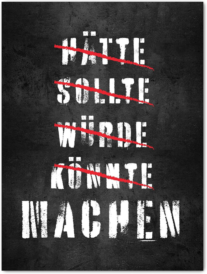 wandmotiv24 Leinwandbild Malerei, 60x45cm, Hochformat, Abstrakt, Farben, Deko, Bilder auf Leinwand,