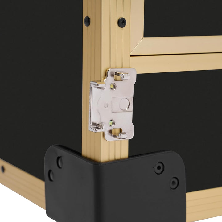 Professioneller Kosmetikkoffer Trolley 2 In 1 Schminkkoffer mit Tisch Bis 50KG Maniküre Tisch mit 3