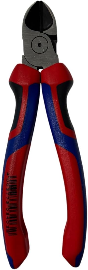 Knipex 70 02 160 Seitenschneider, Mehrkomponentengriff, schwarz atramentiert – 160 mm