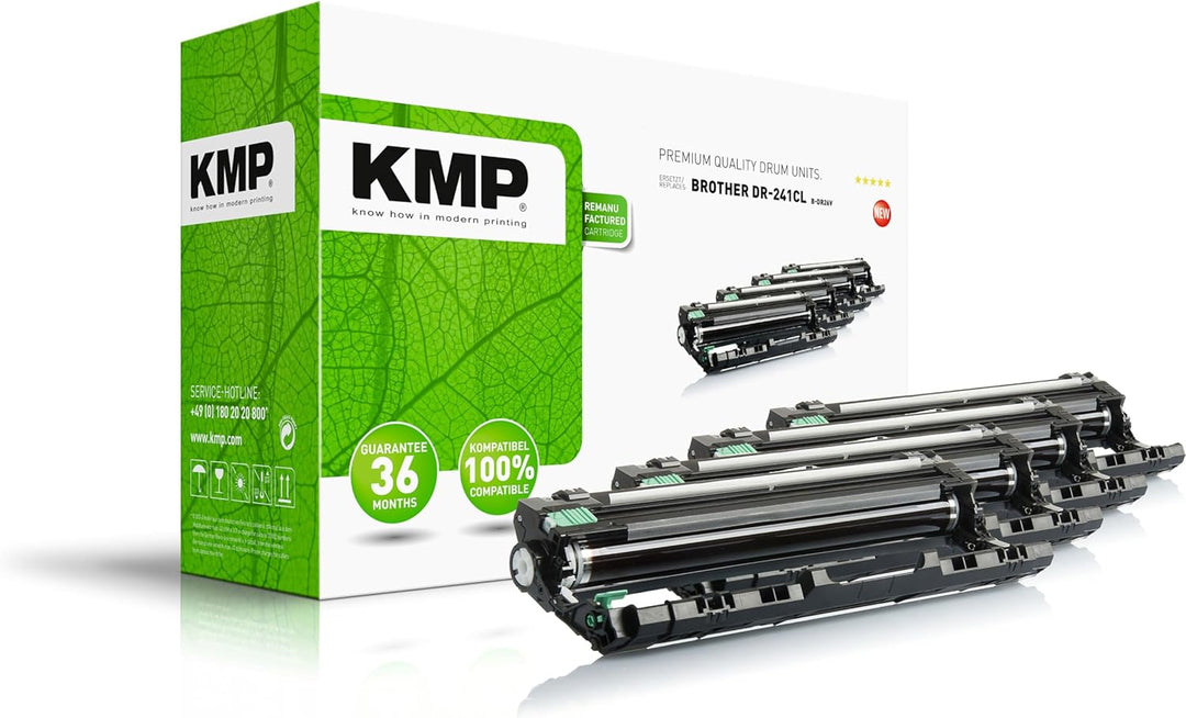 KMP Trommeleinheiten passend für Brother DR-241CL Multipack - für Brother DCP-9020CDW, HL-3140CW, MF