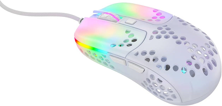 Xtrfy MZ1, Ultraleichte Kabelgebundene Gaming-Maus, Pixart 3389 Sensor, Einzigartige Form für Optima