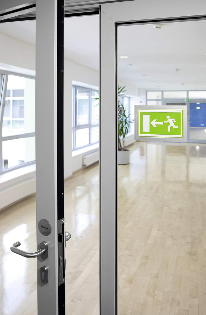 Durable Info-Rahmen Duraframe (A5, selbstklebend mit Magnetverschluss) 10 Stück, silber, 488123 A5 S