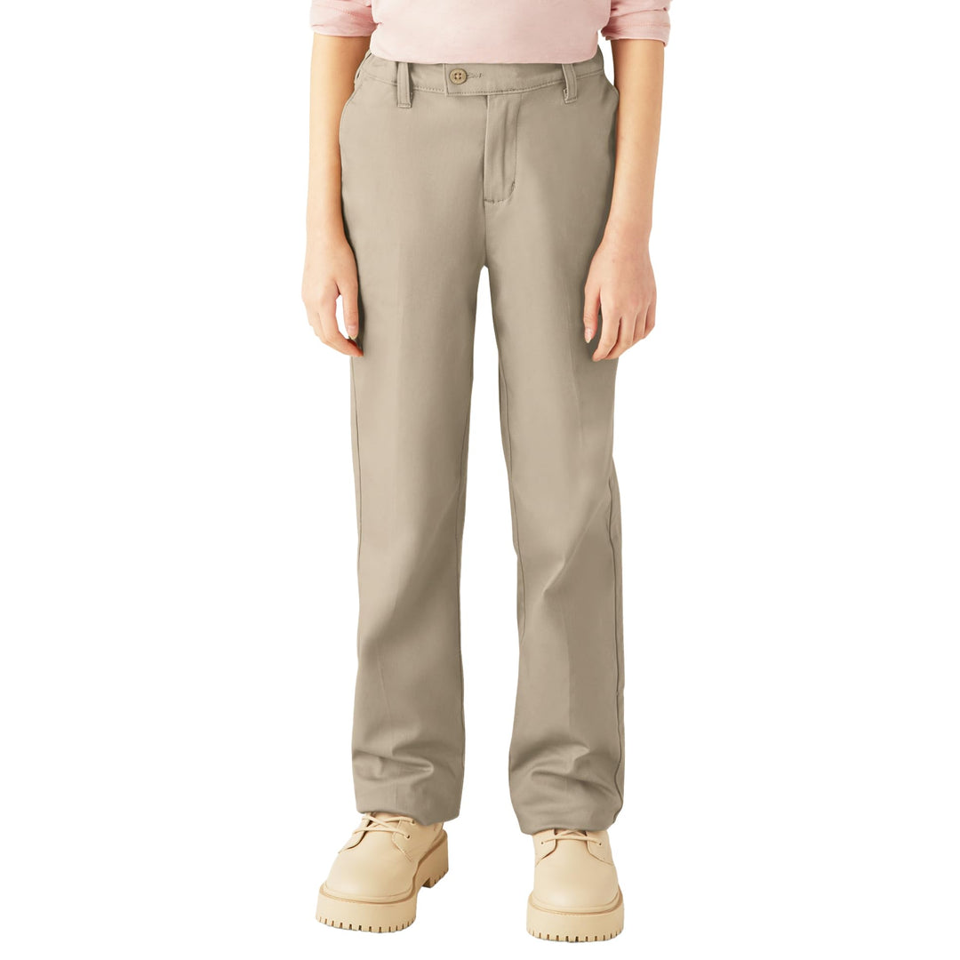 Dickies - - Mädchen KP5519 Stretch Slim Straight Pant, 12, Suede