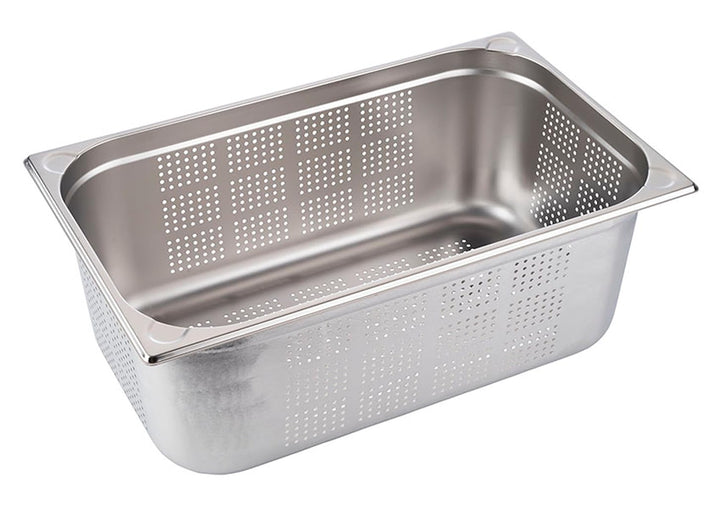 APS 81910 GN 1/1 Behälter perforiert, rostfreier Gastronormbehälter Edelstahl, Abmessungen 325 x 530