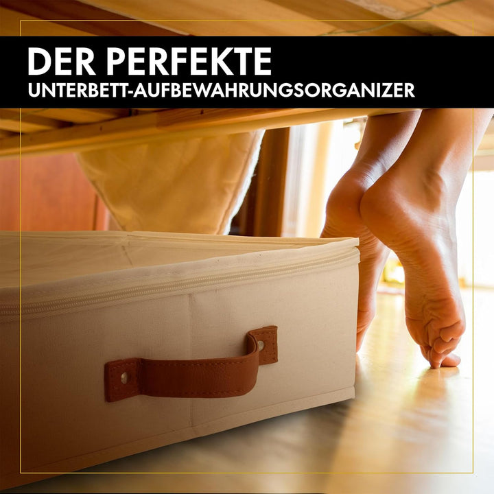 HOMELUX THEORY Unterbett-Aufbewahrungsbehälter, Schlafzimmer unter dem Bett, Schublade, Organizer mi