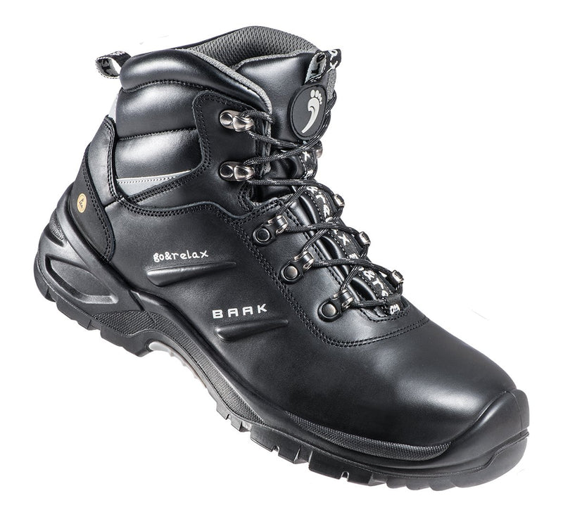 BAAK Sicherheitshochschuhe S3 "Harrison" Industrial - Go and Relax. 1 Stück. 41. schwarz. 7316N 41 E