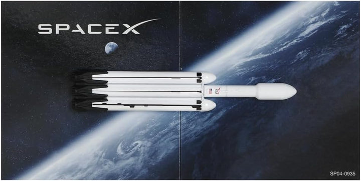 Matchbox Sammlerstück aus Druckguss-Metall, Sky Busters, inspiriert von SpaceX Falcon Heavy Rocket -