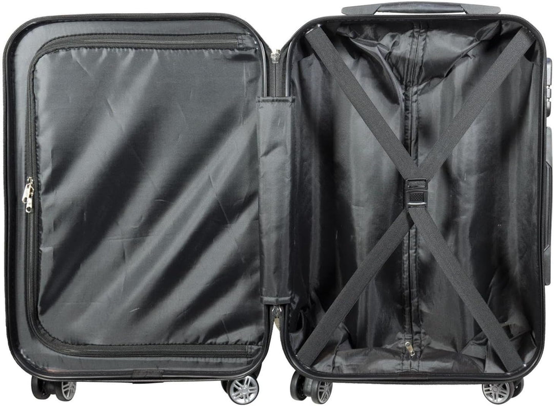 Hartschalen Koffer Trolley mit hochwertigem Motiv Print Gorilla mit Dehnfalte, Grösse L Gorilla L, G