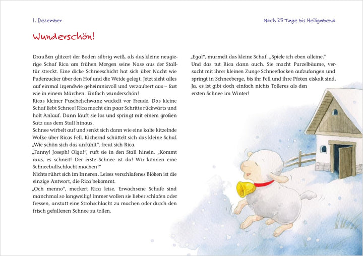 Rica sucht das Christkind: Ein Adventskalender zum Vorlesen und Gestalten eines Fensterbildes (Adven