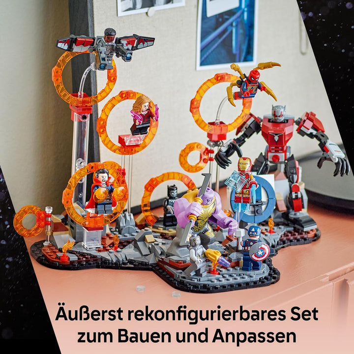 LEGO ǀ Marvel Avengers: Endgame Letzter Showdown - Bauspielzeug mit 10 Minifiguren, darunter Captain