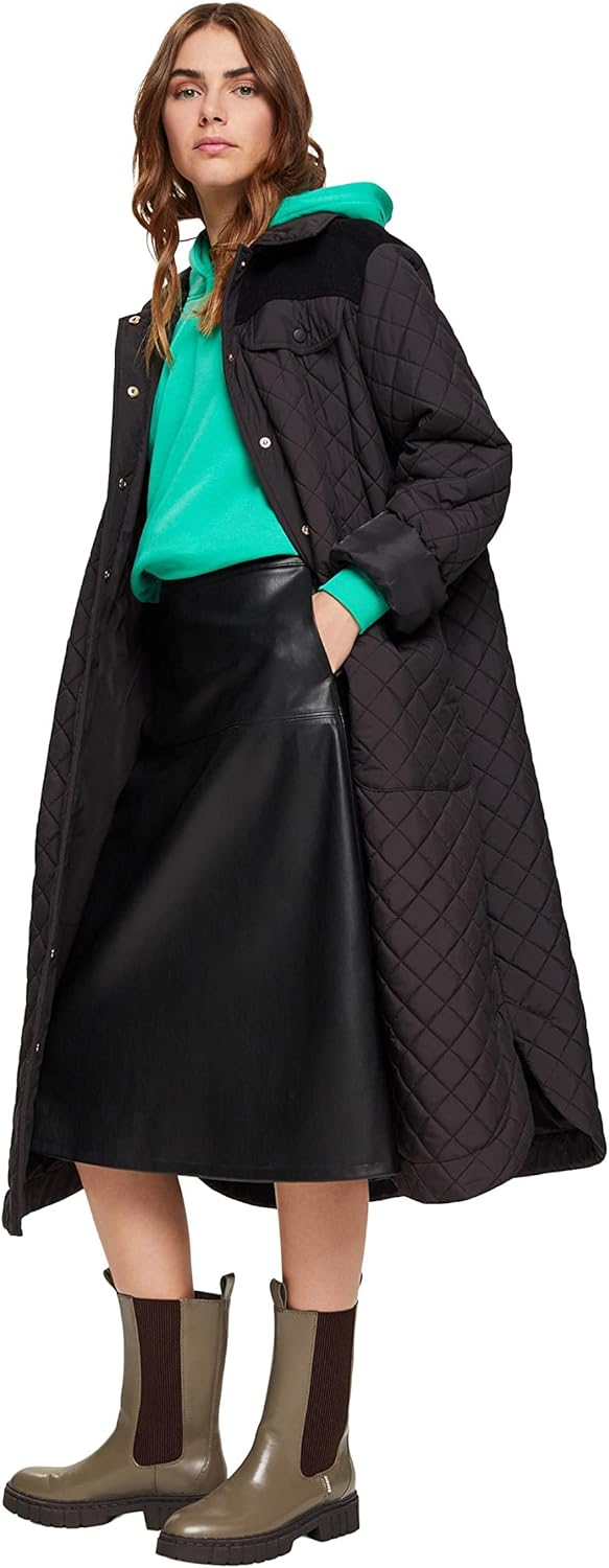 ESPRIT Damen Rock 34 Schwarz, 34 Schwarz