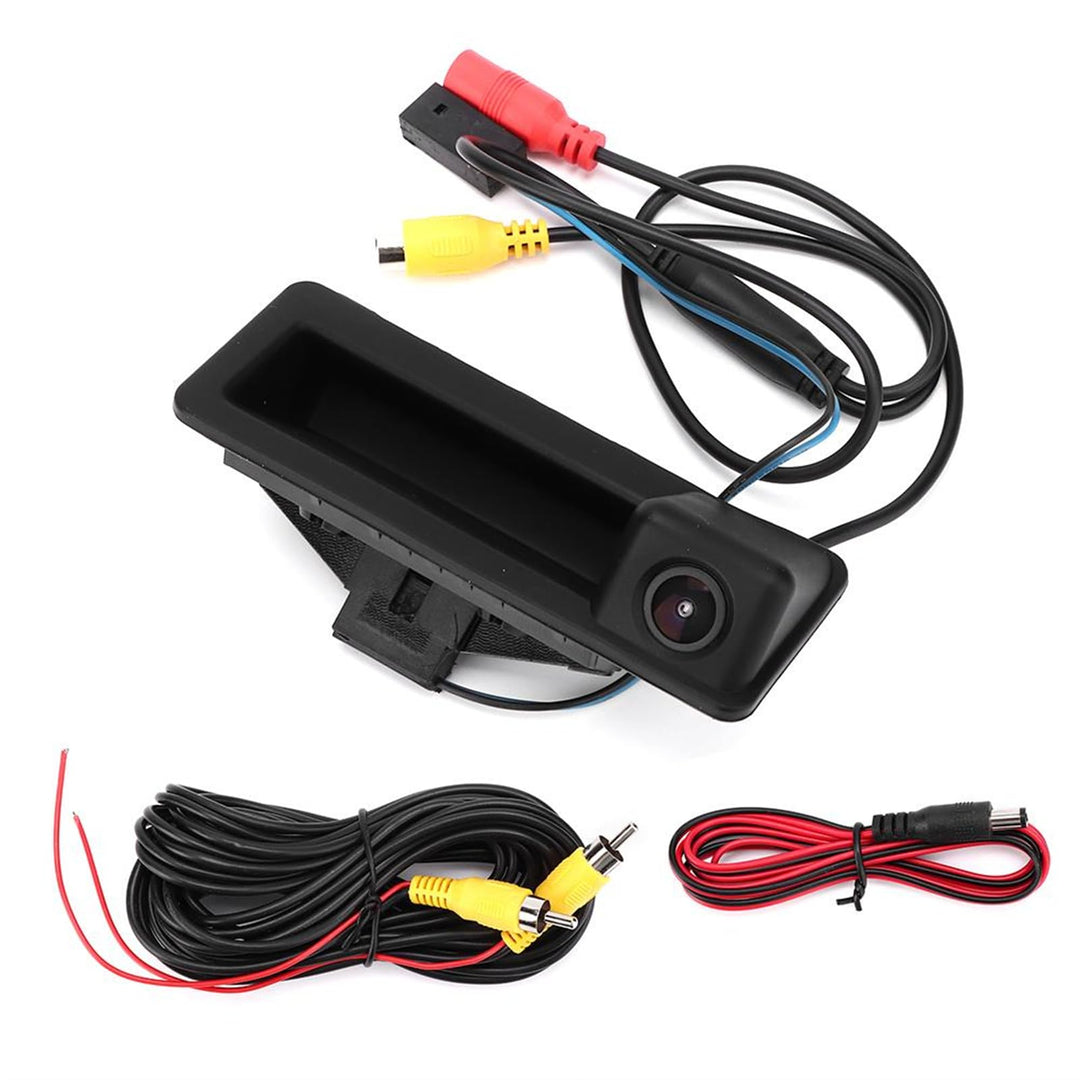 Rückfahrkamera DC12V IP66 Mini Auto-Kofferraum Griff Rückansicht 170 Grad Rückfahrkamera Fit for 3er